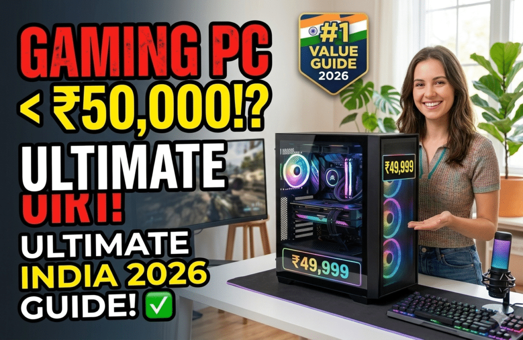best gaming pc under 50000 india