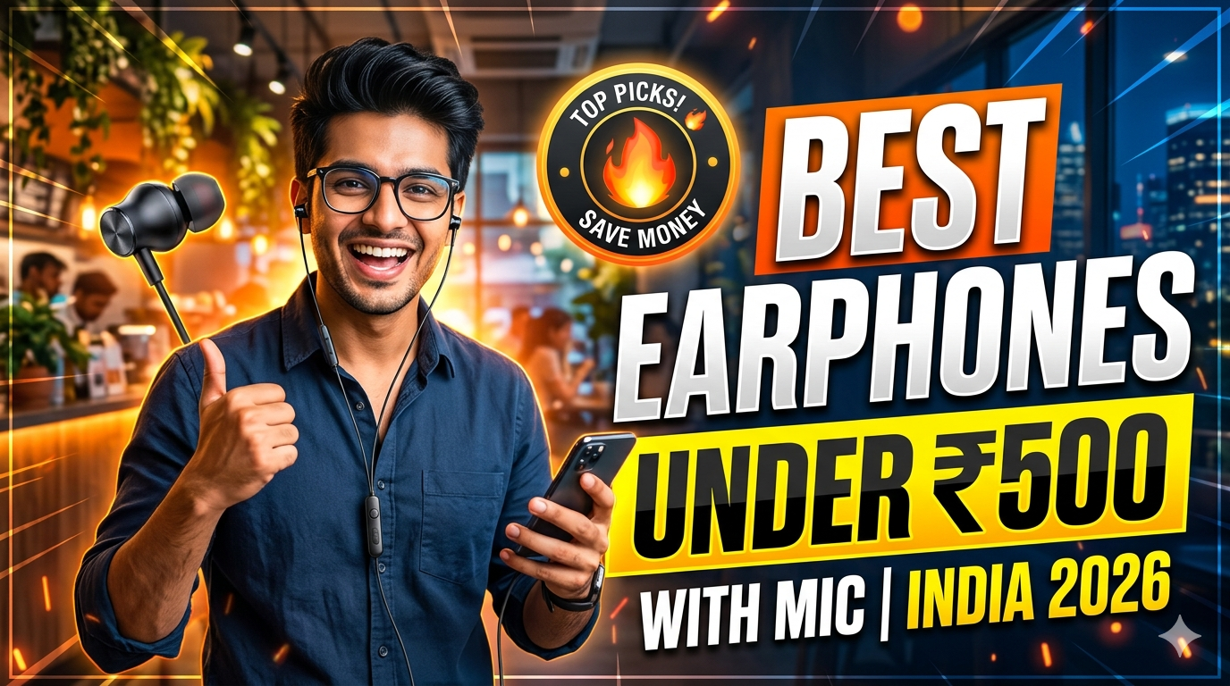 Best Earphones Under 500 With Mic India 2026: 7 Surprisingly Amazing Picks